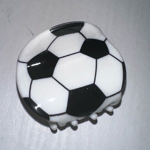 Soccer ball hair claw clip. Never worn